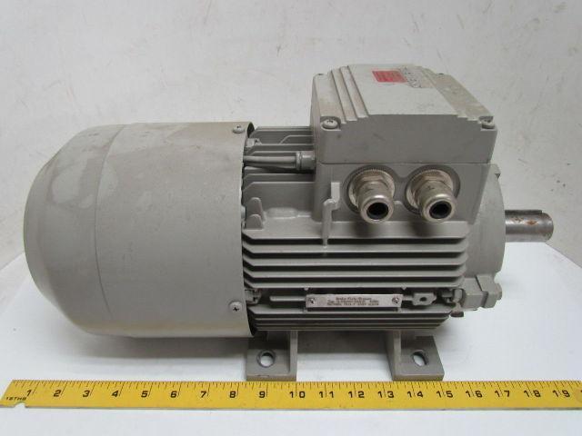 Siemens 1LA7107-4AA60-Z Brake Motor 3.4kw 4.5Hp 1720rpm 460VAC 3PH 100L Frame