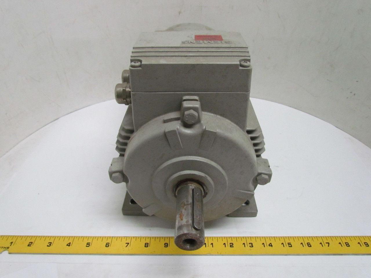 Siemens 1LA7107-4AA60-Z Brake Motor 3.4kw 4.5Hp 1720rpm 460VAC 3PH 100L Frame