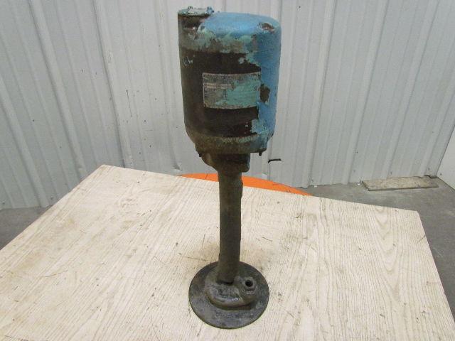 Doerr Electric 1/4HP 208-220/440 3PH Electric Coolant Pump 26"OAL 1/2"NPT