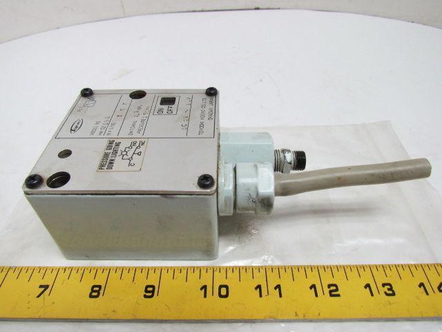 Toyooki Kogyo HW-02 100 HW-02100 Hydraulic Pressure Switch Valve 12-24VDC 171PSI