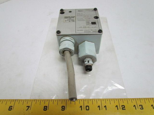 Toyooki Kogyo HW-02 100 HW-02100 Hydraulic Pressure Switch Valve 12-24VDC 171PSI