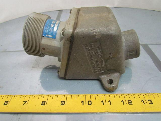 Crouse Hinds Co AR337-M72 600VAC 250VDC 30 AMP Receptacle 3W 3P Arktite
