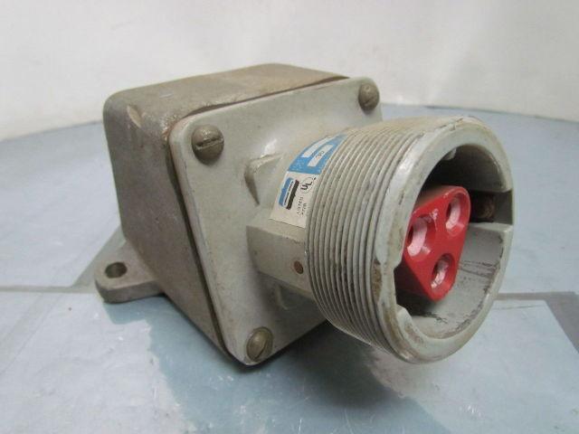 Crouse Hinds Co AR337-M72 600VAC 250VDC 30 AMP Receptacle 3W 3P Arktite