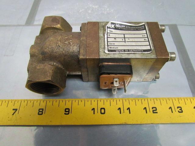 MULLER-Steuergerate RSV O12 NC RSV 12 NC Pneumatic Lateral Valve 3/4" NPT