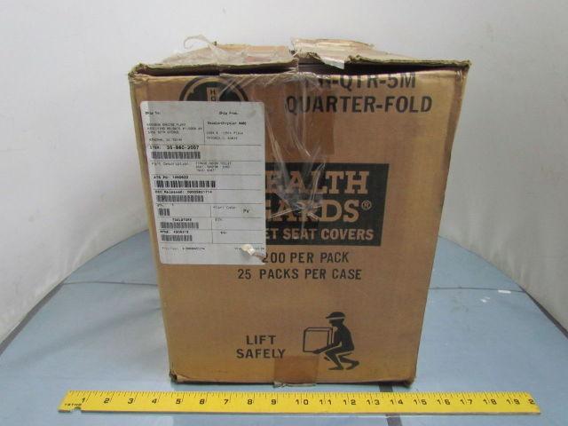 Hospeco 3350 HG-QTR-5M Health Gards Tissue Toilet seat Cover Case of 5000 NIB