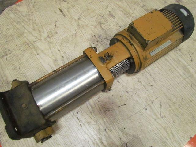 Grundfos CR2 130A Centrifugal Pump Multistage 3.0KW Motor 3PH 16-75 Liters/min