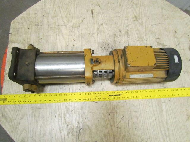 Grundfos CR2 130A Centrifugal Pump Multistage 3.0KW Motor 3PH 16-75 Liters/min