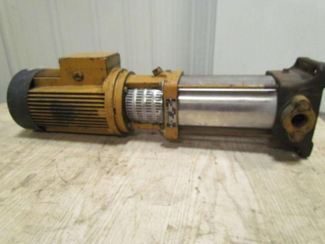 Grundfos CR2 130A Centrifugal Pump Multistage 3.0KW Motor 3PH 16-75 Liters/min