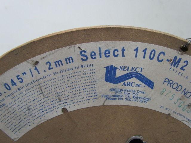 Select Arc 110C-M2 Low Alloy Steel Metal Cored Welding Wire 0.045" 30Lbs E110C-G
