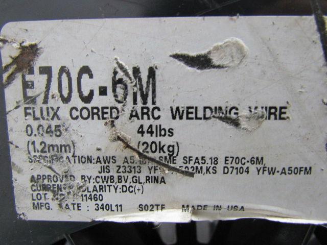 E70C-6M Flux Cored Arc Welding Wire 0.045" 30Lbs E70C-6M