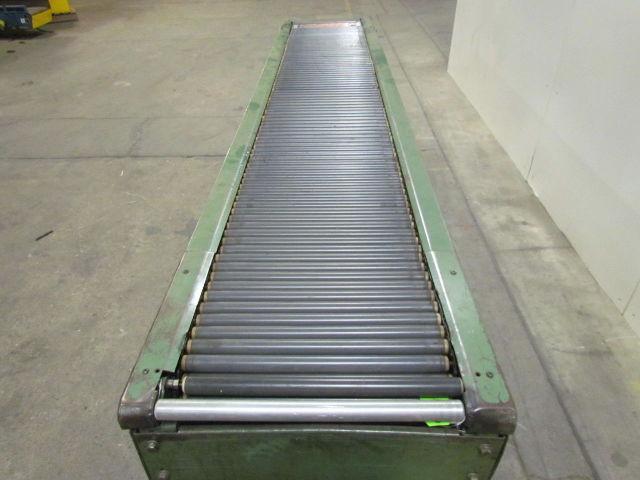 RTO-1412 Movable Accumulation Conveyor 18"x10' Powered Chains W/Static Rollers