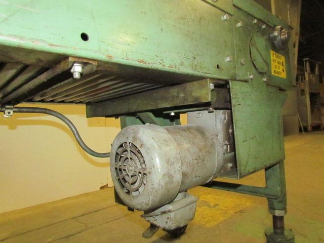 RTO-1412 Movable Accumulation Conveyor 18"x10' Powered Chains W/Static Rollers