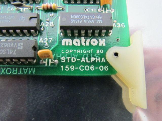 Matrox 159-C06-06 STD-Alpha PC Circuit Board Card