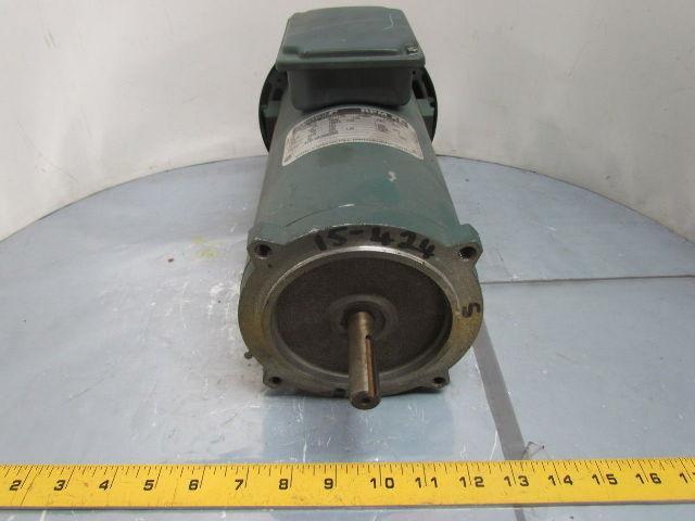 Reliance Electric T56S1007A 1/2HP 1750RPM 180VDC XL Extended Life Motor TEFC 56C