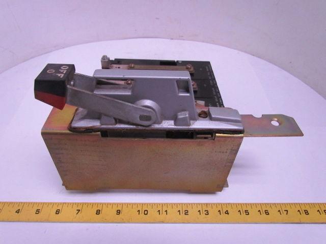 Telemecanique D10S2 60 Amp Disconnect Switch Assembly w/Handle 3-Pole