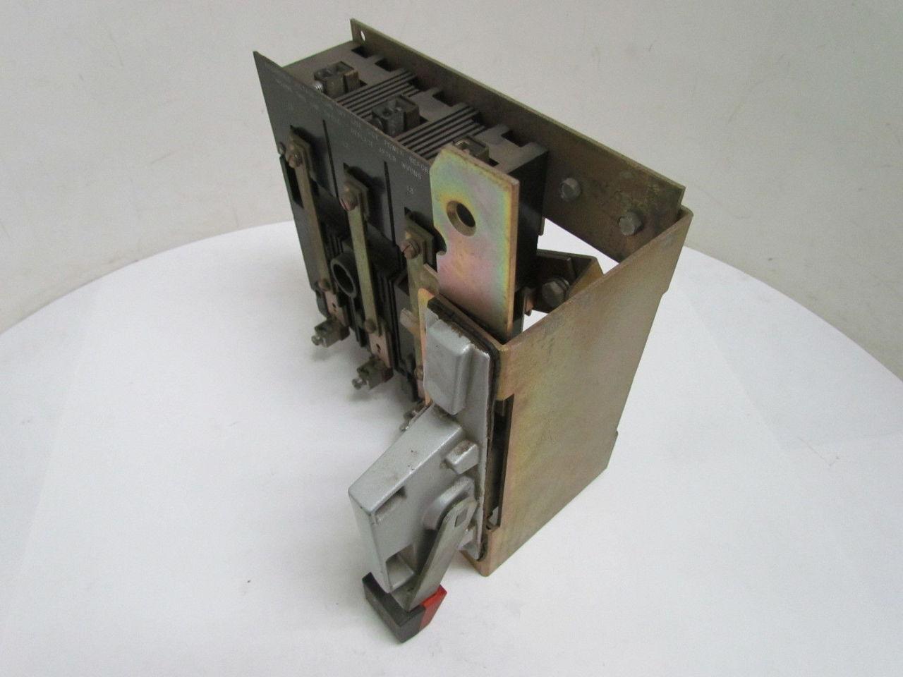 Telemecanique D10S2 60 Amp Disconnect Switch Assembly w/Handle 3-Pole