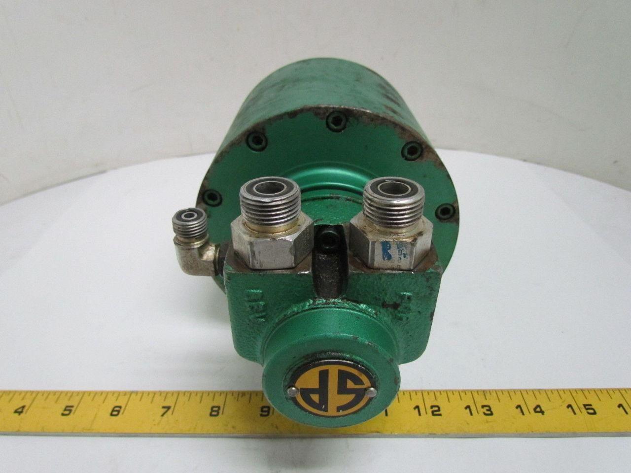 SP 45-RC-8224 Rotating Hydraulic Cylinder 500 PSI Max Pressure 1" Shaft 4.5"Bore