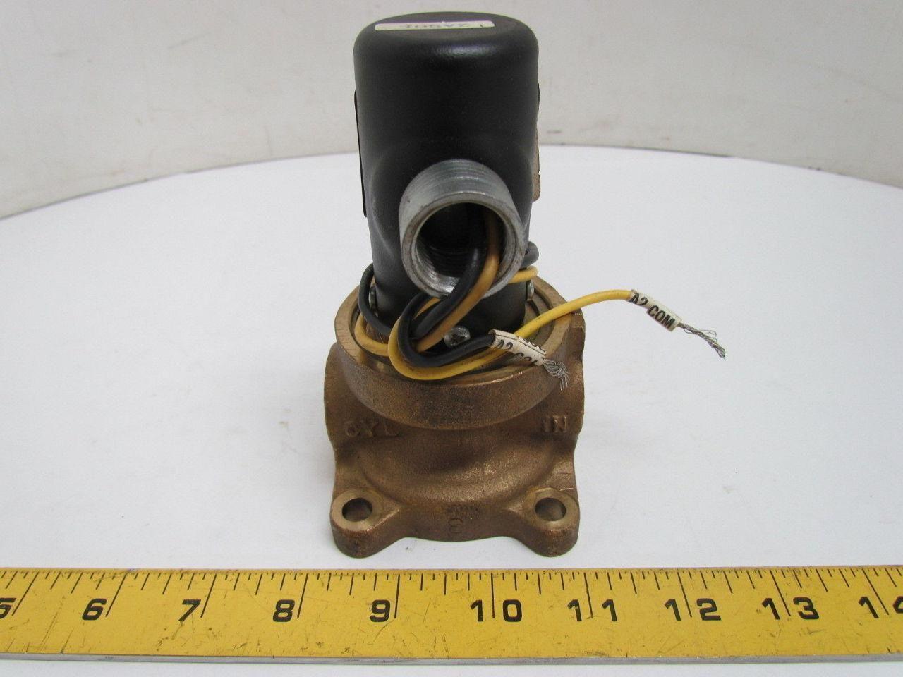 Humphrey 500AE1 3 10 Air Pilot Valve 1/2" NPT 24VDC 0-125 PSI 6.7 Watt