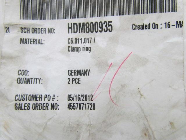 Heidelberg C6-011-017 Clamp Ring Printing Press Part