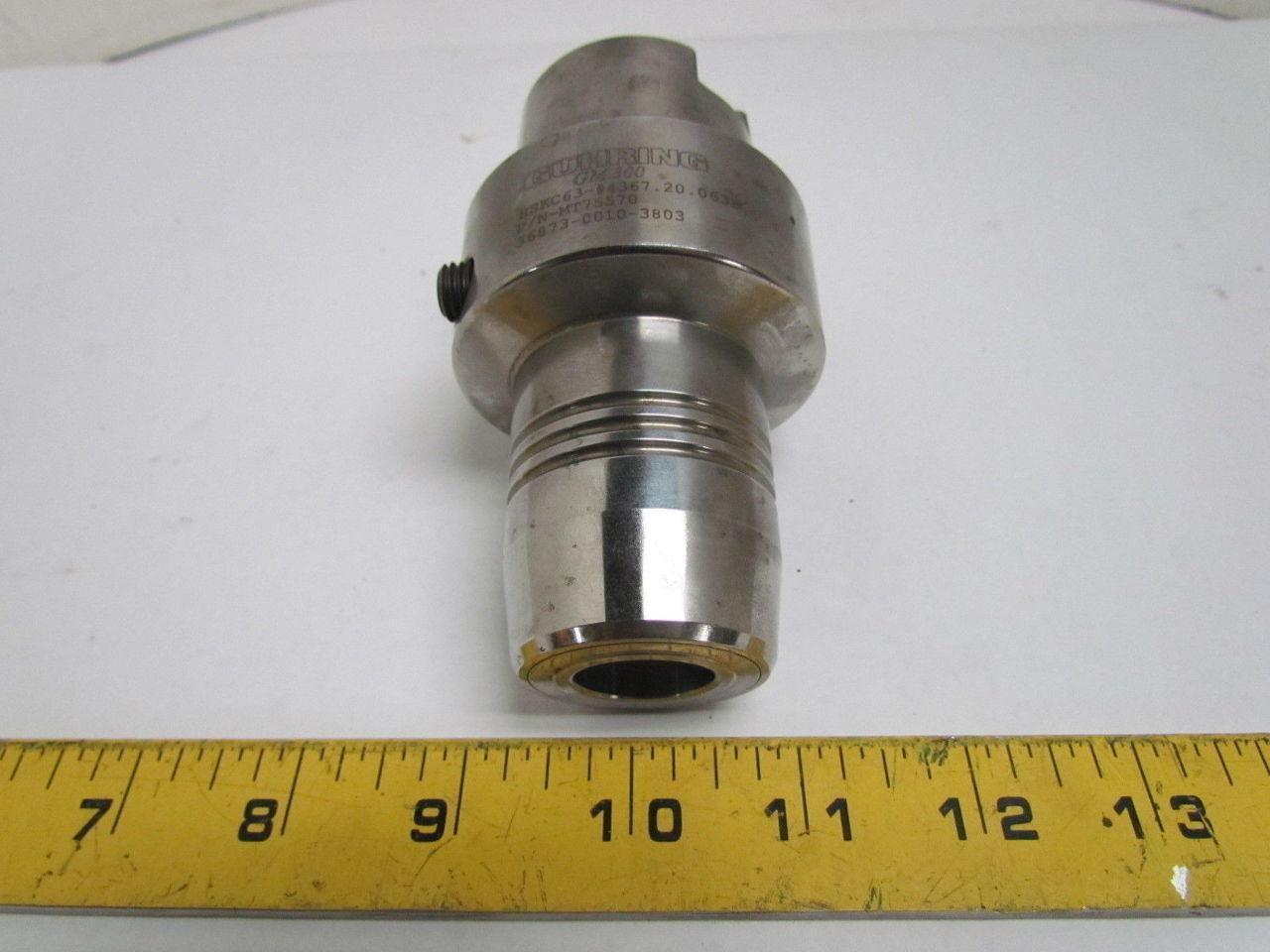 Guhring GM 300 4367-20.063B HSK-63-C Hydraulic Tool Holder 20mm Diameter