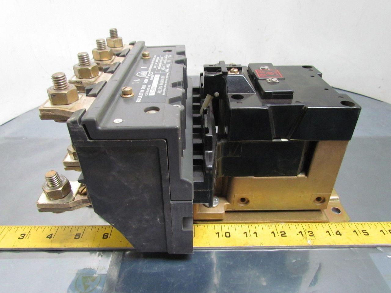 702-EOD94 Series K Size 4 Starter 208-240/440-600V 50 HP 100 HP 4 Pole Contactor