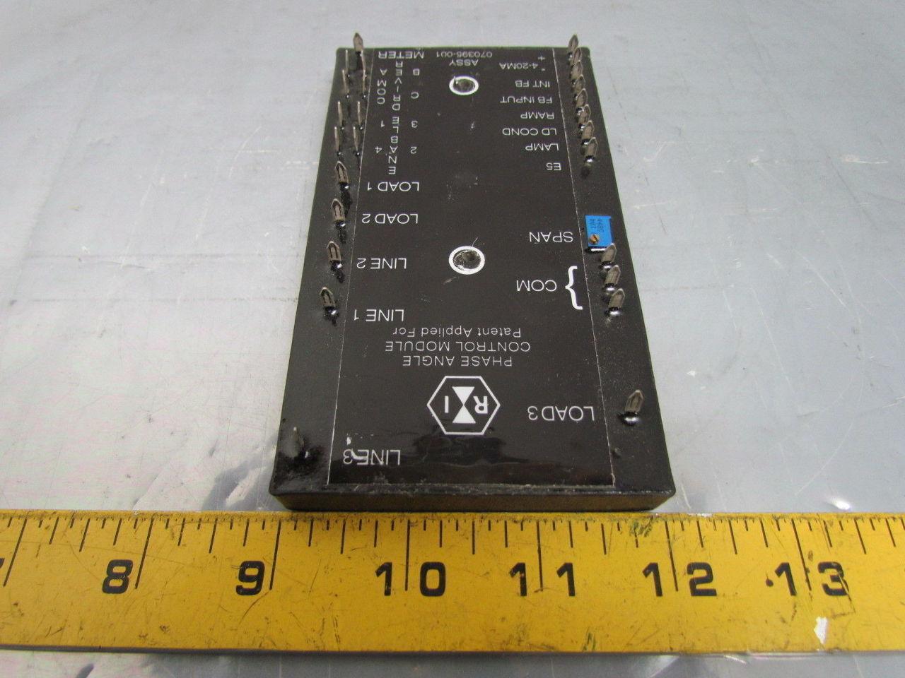 Research Inc 070395-001 Phase Angle Control Module PA Firing Circuit 6.0 664 G
