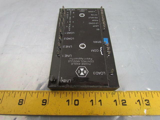 Research Inc 070395-001 Phase Angle Control Module PA Firing Circuit 6.0 664 G