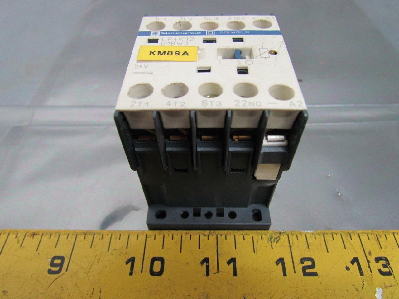 Telemecanique LP4K1201BW3 Contactor 600V 24V Coil