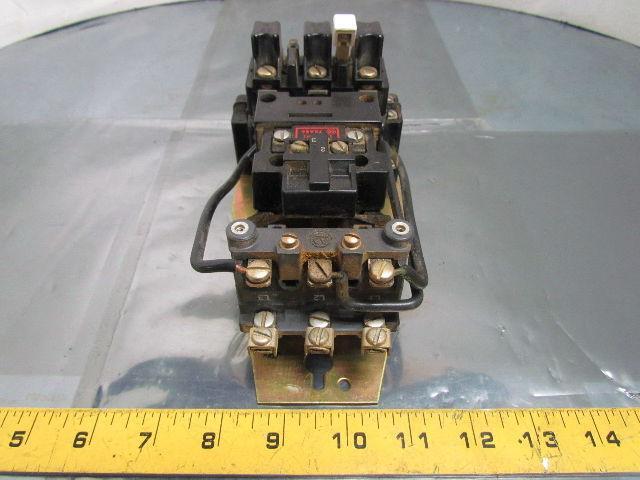 709-AOD16 709-A0D16 Motor Starter 3-Pole 120V Coil Ser K Size 0 N22 Overloads