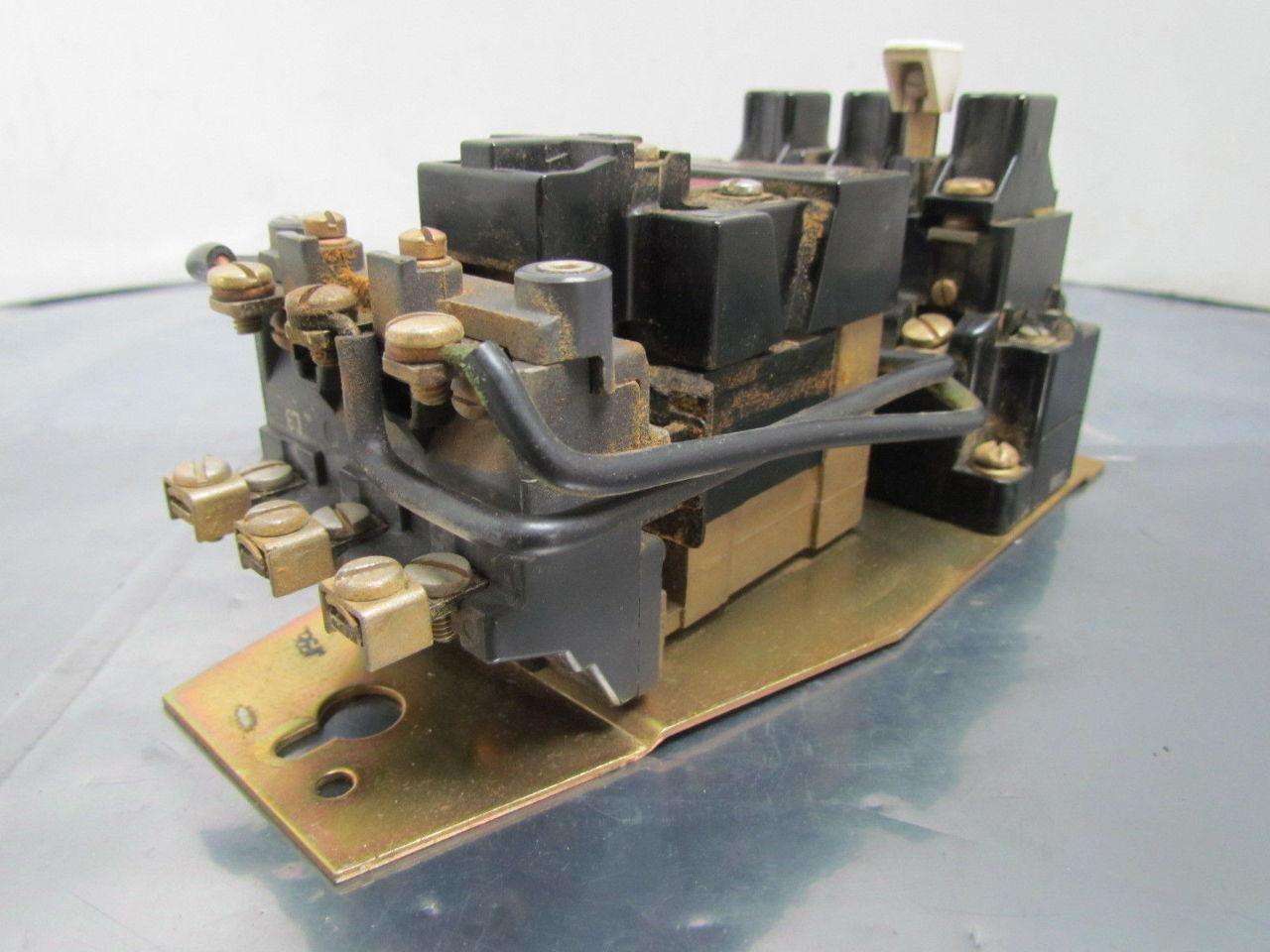 709-AOD16 709-A0D16 Motor Starter 3-Pole 120V Coil Ser K Size 0 N22 Overloads