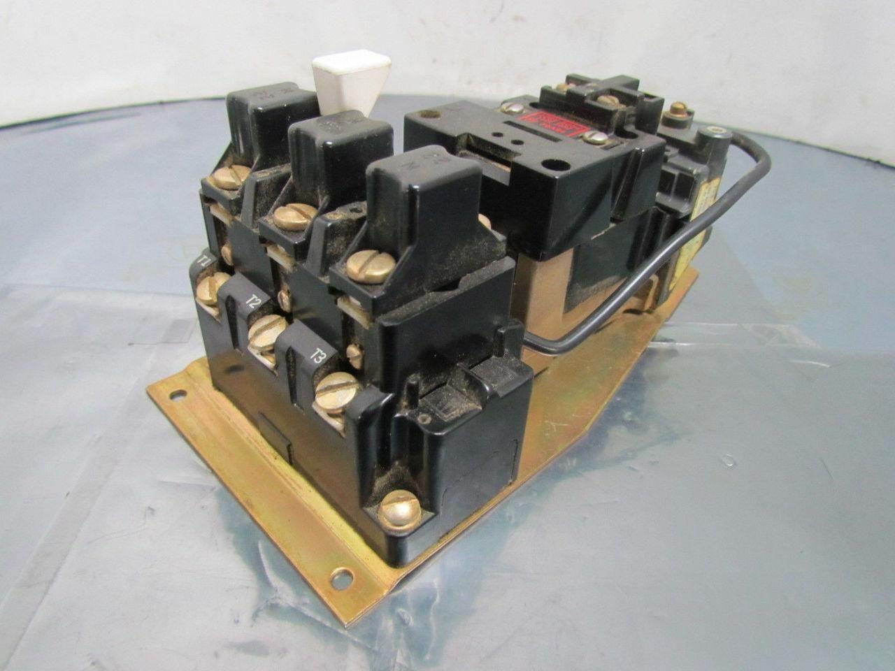709-AOD16 709-A0D16 Motor Starter 3-Pole 120V Coil Ser K Size 0 N22 Overloads