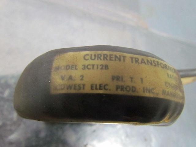 Midwest Electric 3CT12B Current Transformer 2 VA 200:5 Ratio 25-400 Cycles