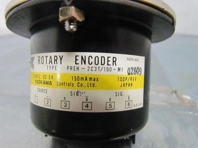 Yaskawa Yasnac PREH-2C3T/100-M1 Rotary Encoder 5VDC 150mA 0-100 Hand Dial