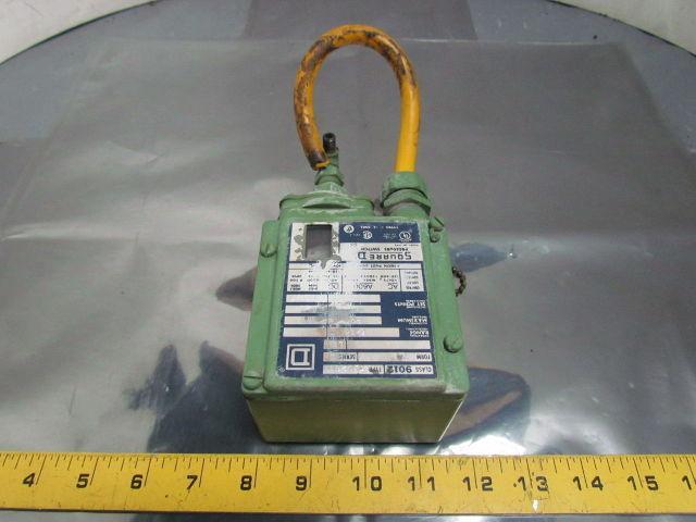 Square D GAW2S1 Pressure Switch Range 5-18 PSI Decreasing Max 80 PSI 120-600VAC