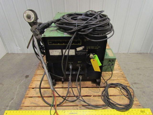 Westinghouse 250 Amp Rectifier Welder 230/460/575V 3Ph w/Spool Gun Controller