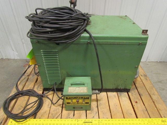 Westinghouse 250 Amp Rectifier Welder 230/460/575V 3Ph w/Spool Gun Controller
