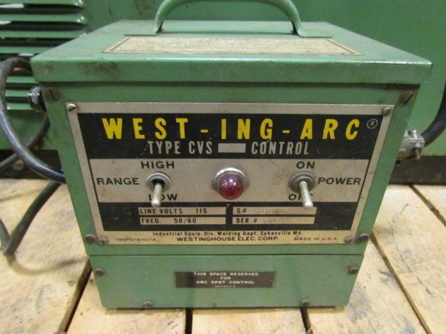Westinghouse 250 Amp Rectifier Welder 230/460/575V 3Ph w/Spool Gun Controller