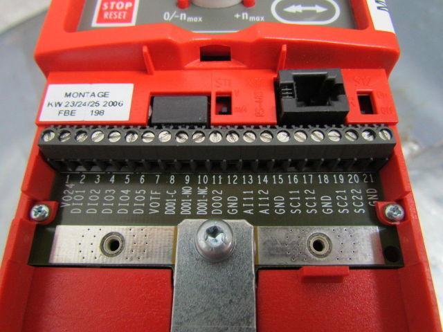 Sew Eurodrive MC07A008-5A3-4-00 Movitrac AC Drive Inverter 3Ph 380/500V 1Hp