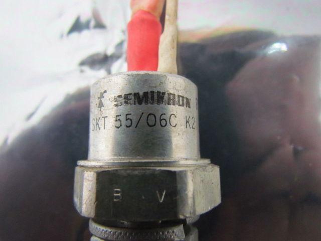 Semikron SKT 55/06C K2 330-011-0001 8532U TO-94 Thyristor w/1/2"-20 Stud