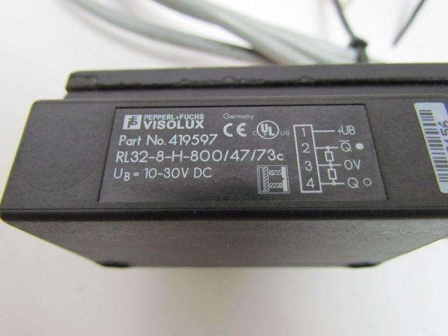 Reflex Light Beam Switch RL32 Series w/11' Of Cable + Adjustable Mount 10-30V DC