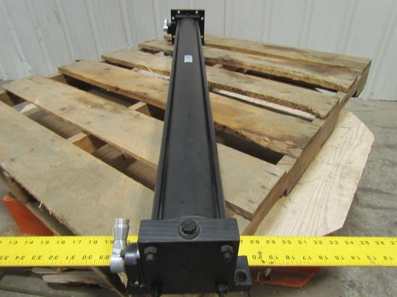 Schrader PNE133202S 45.000 Pneumatic Air Cylinder 4"Bore 45" Stroke Extended Rod