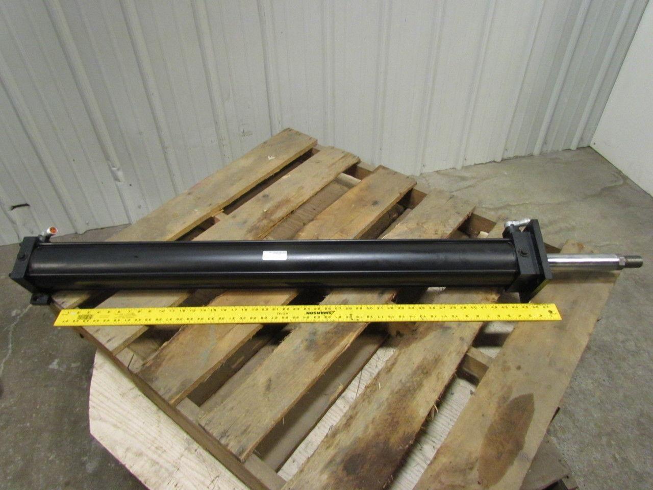 Schrader PNE133202S 45.000 Pneumatic Air Cylinder 4"Bore 45" Stroke Extended Rod