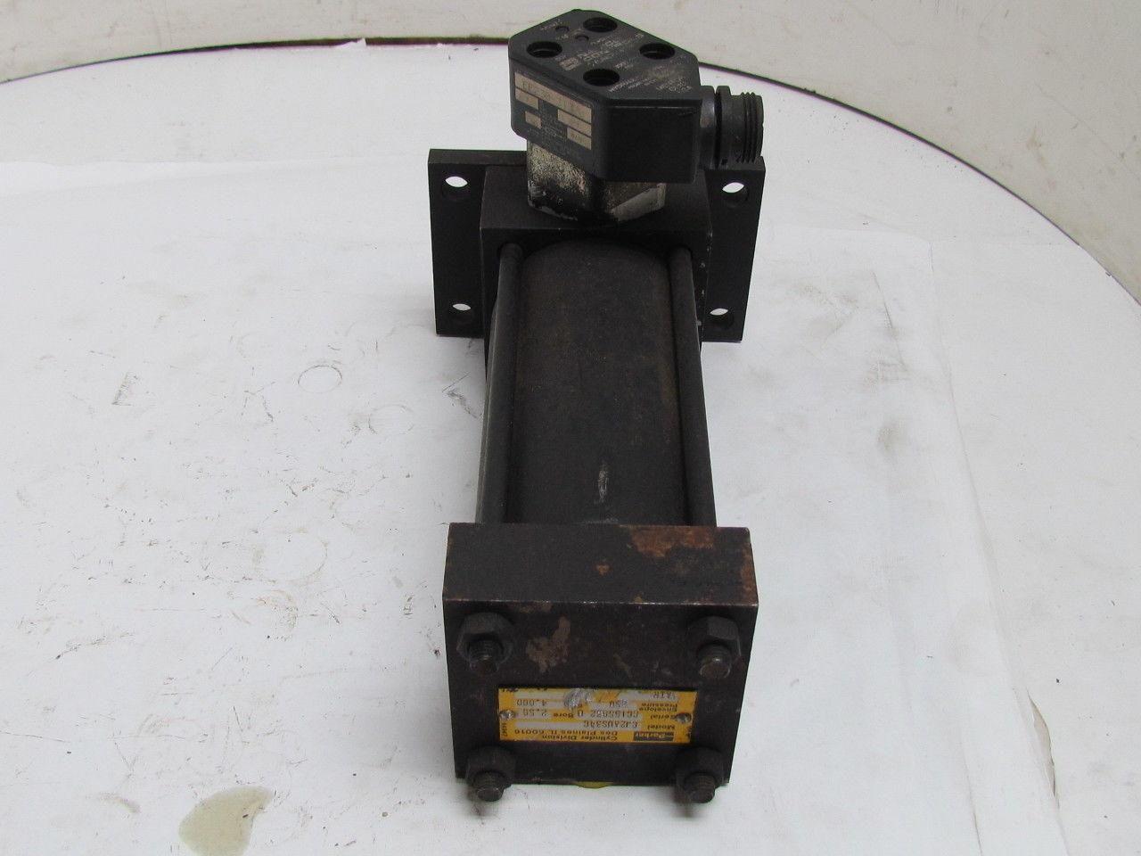 Parker CJ2AUS34C Pneumatic Air Cylinder 2-1/2" Bore 4" Stroke Series 2A
