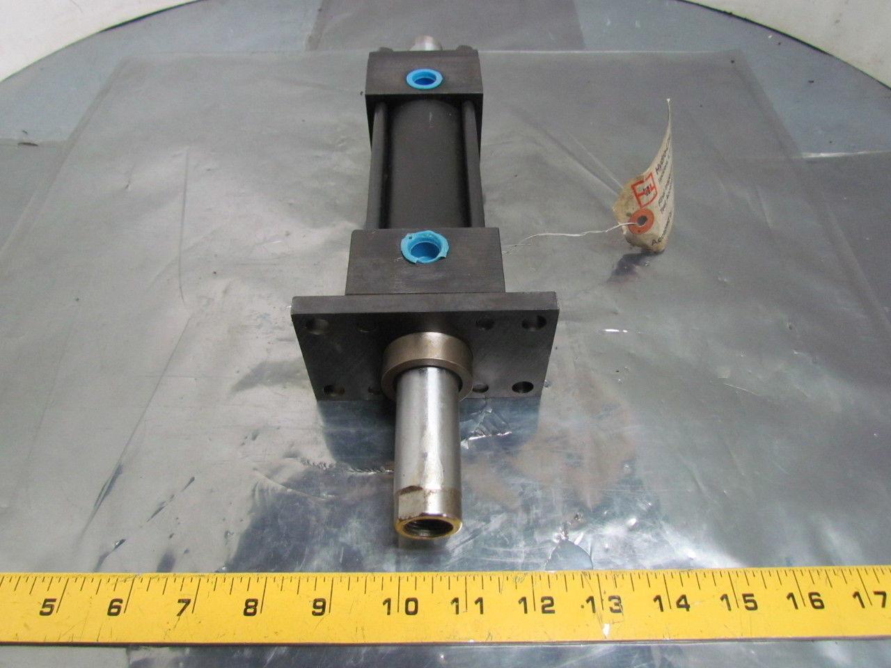 R5FD-2X3-B-1-4-N-N-N-1-1-X Pneumatic Air Cylinder 2" Bore 3" Stroke Double Rod