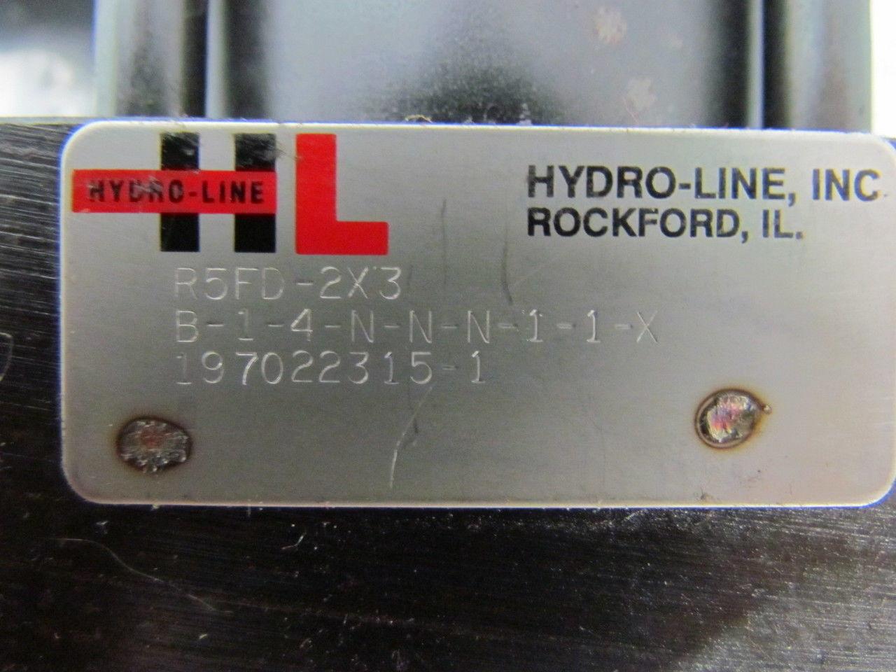 R5FD-2X3-B-1-4-N-N-N-1-1-X Pneumatic Air Cylinder 2" Bore 3" Stroke Double Rod