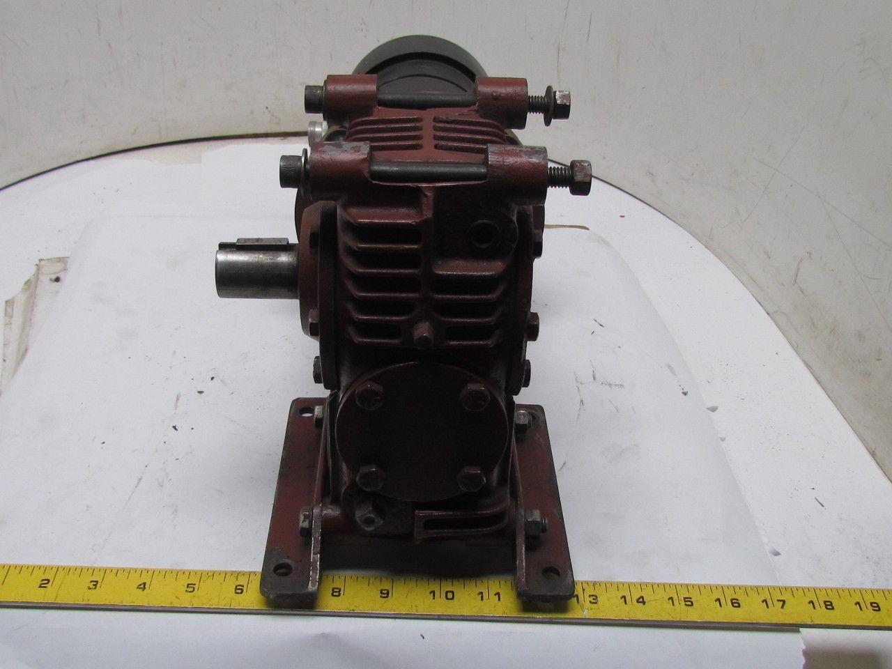 Ex-Cell-O Cone Drive MH020-X1 Worm Gear Box Reducer W/Dayton 1/4 HP 90VDC Motor