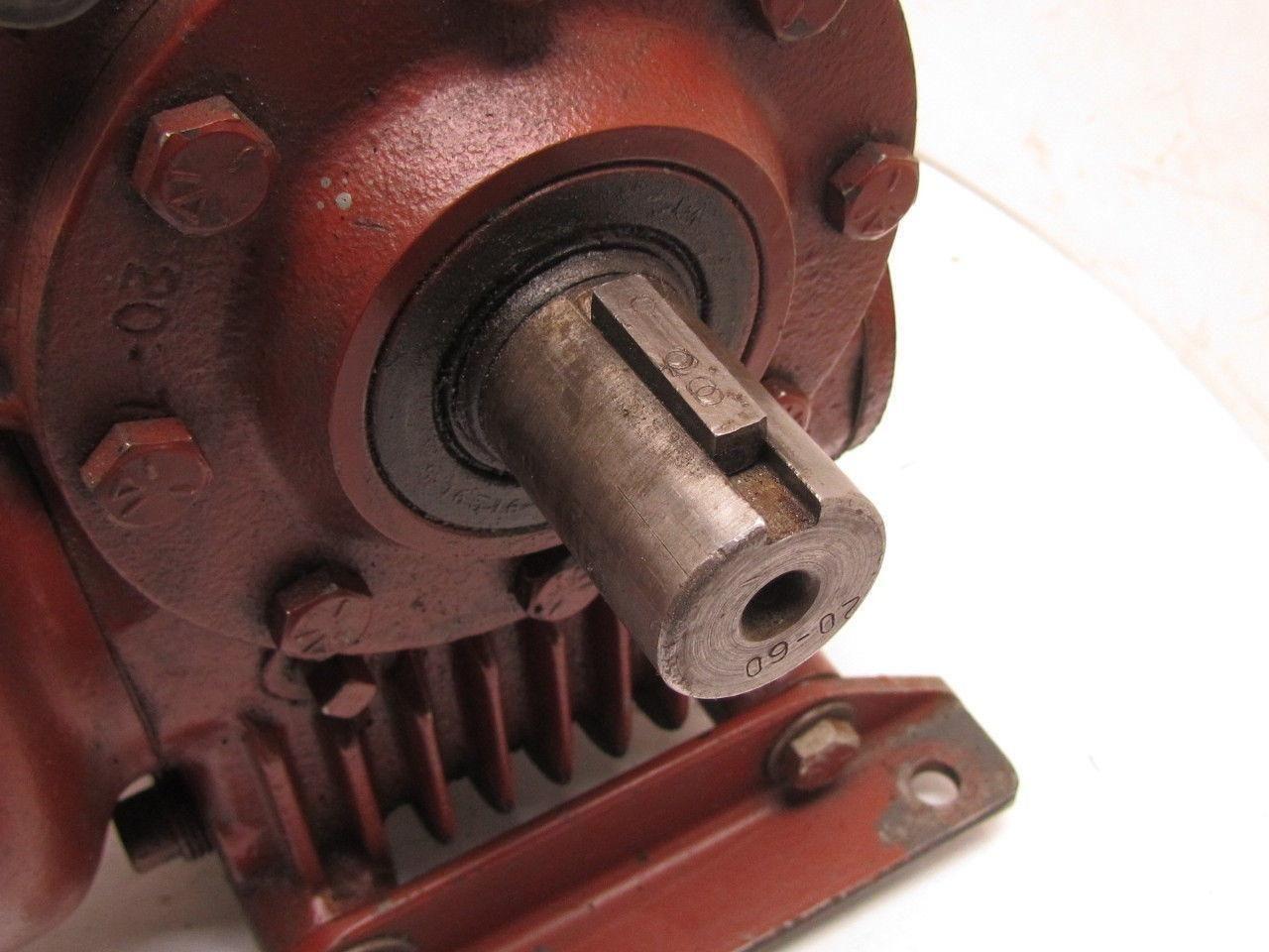 Ex-Cell-O Cone Drive MH020-X1 Worm Gear Box Reducer W/Dayton 1/4 HP 90VDC Motor