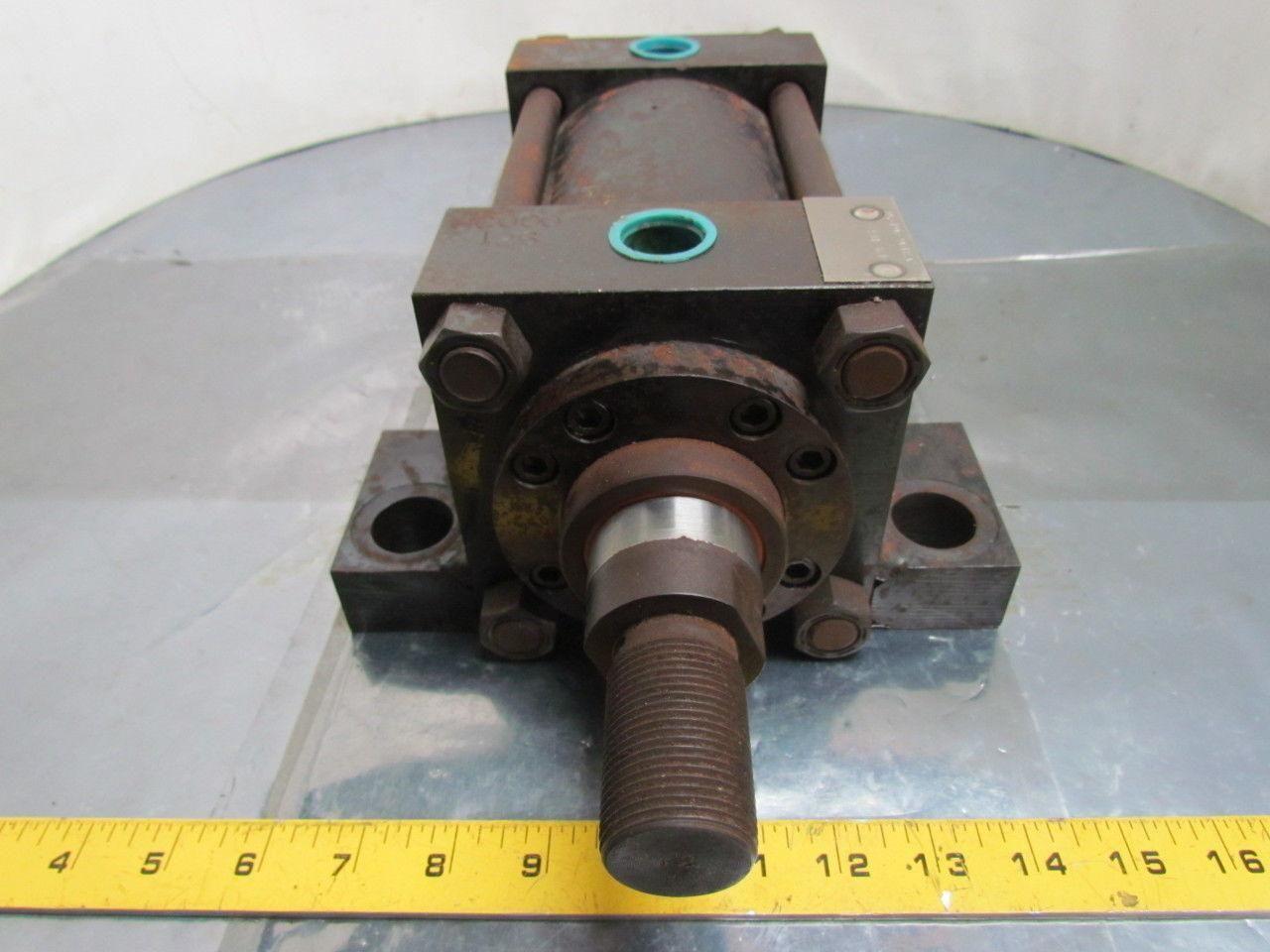 Hydro-Line N2A-4X3 Hydraulic Cylinder 4" Bore 3" Stroke Side Lug Mount