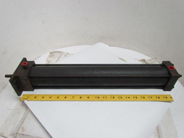 Parker J2AU142AC Pneumatic Air Cylinder 2-1/2" Bore 17" Stroke Series 2A