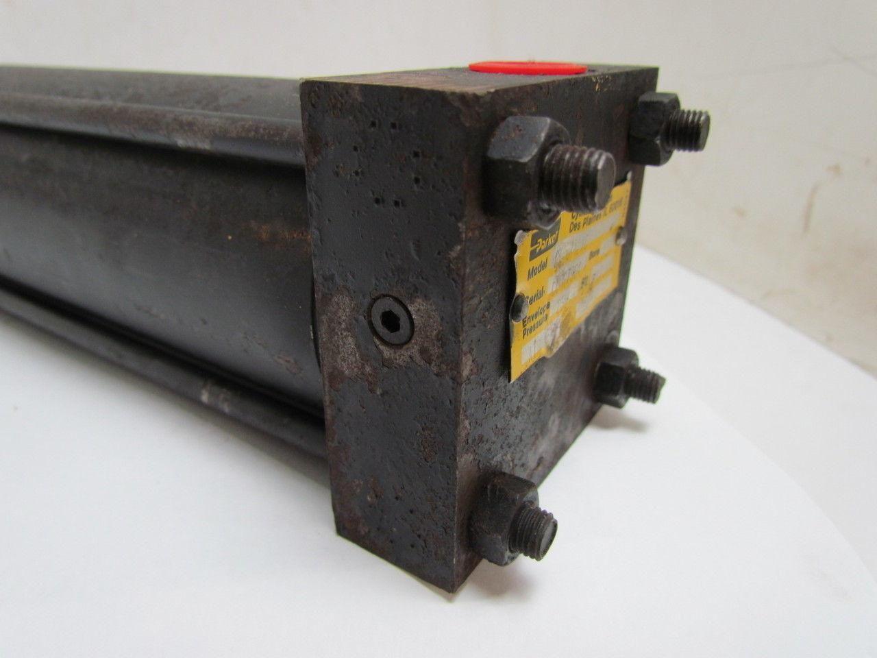 Parker J2AU142AC Pneumatic Air Cylinder 2-1/2" Bore 17" Stroke Series 2A